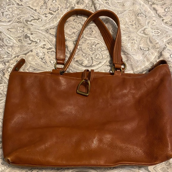 Lauren Ralph Lauren Handbags - Lauren Ralph Lauren Leather Tote